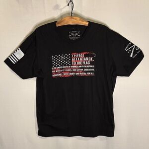 Grunt Style T-Shirt Pledge Allegiance Black XL
